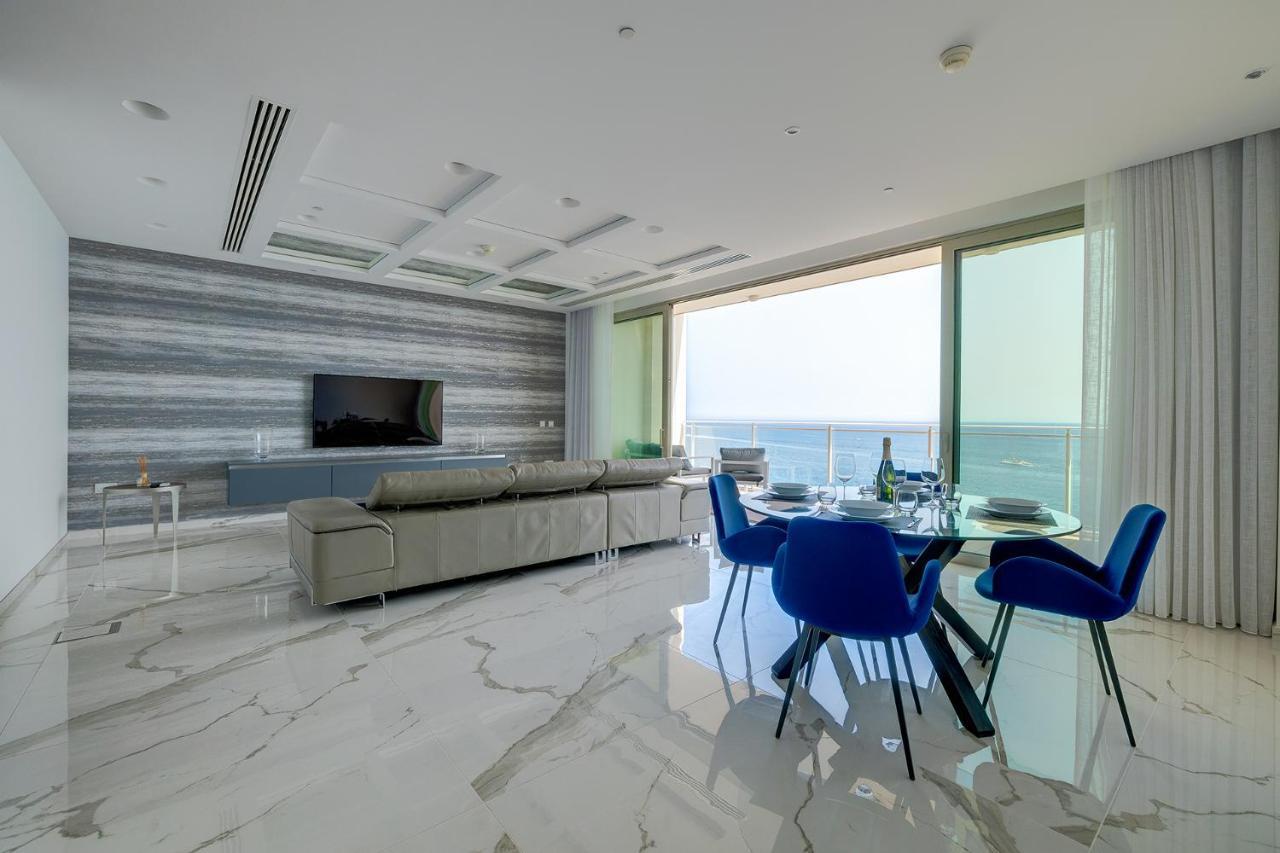 Super Luxury Apartment In Tigne Point, Amazing Sea Views Слима Экстерьер фото