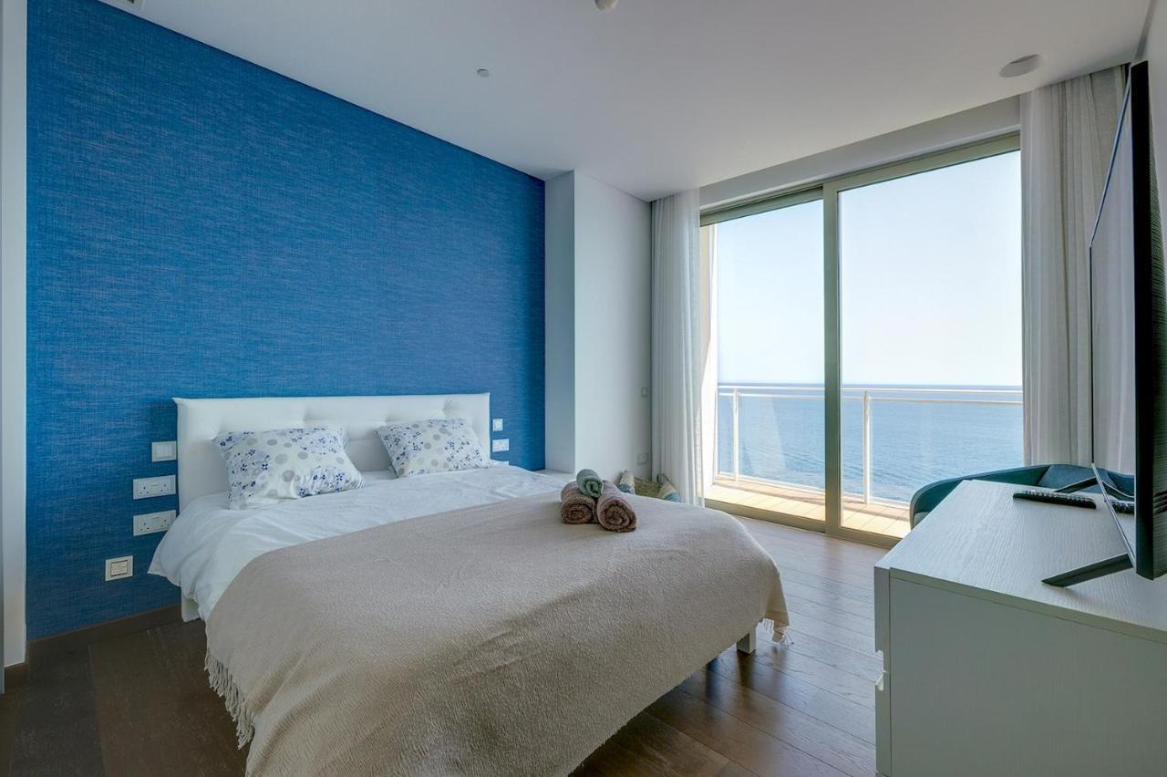 Super Luxury Apartment In Tigne Point, Amazing Sea Views Слима Экстерьер фото