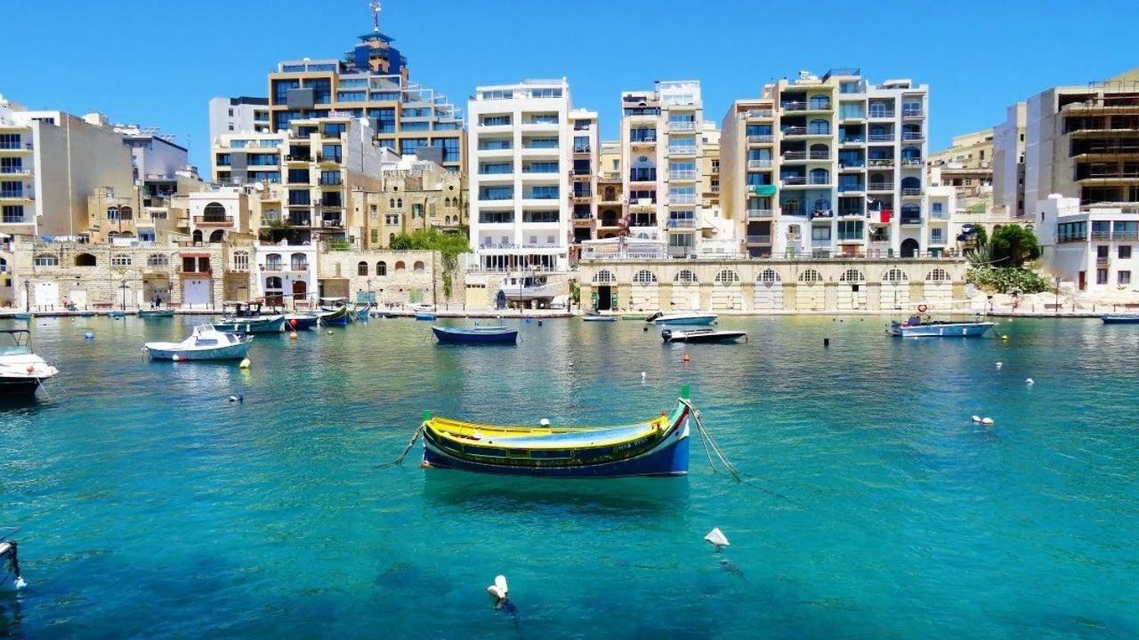 Super Luxury Apartment In Tigne Point, Amazing Sea Views Слима Экстерьер фото