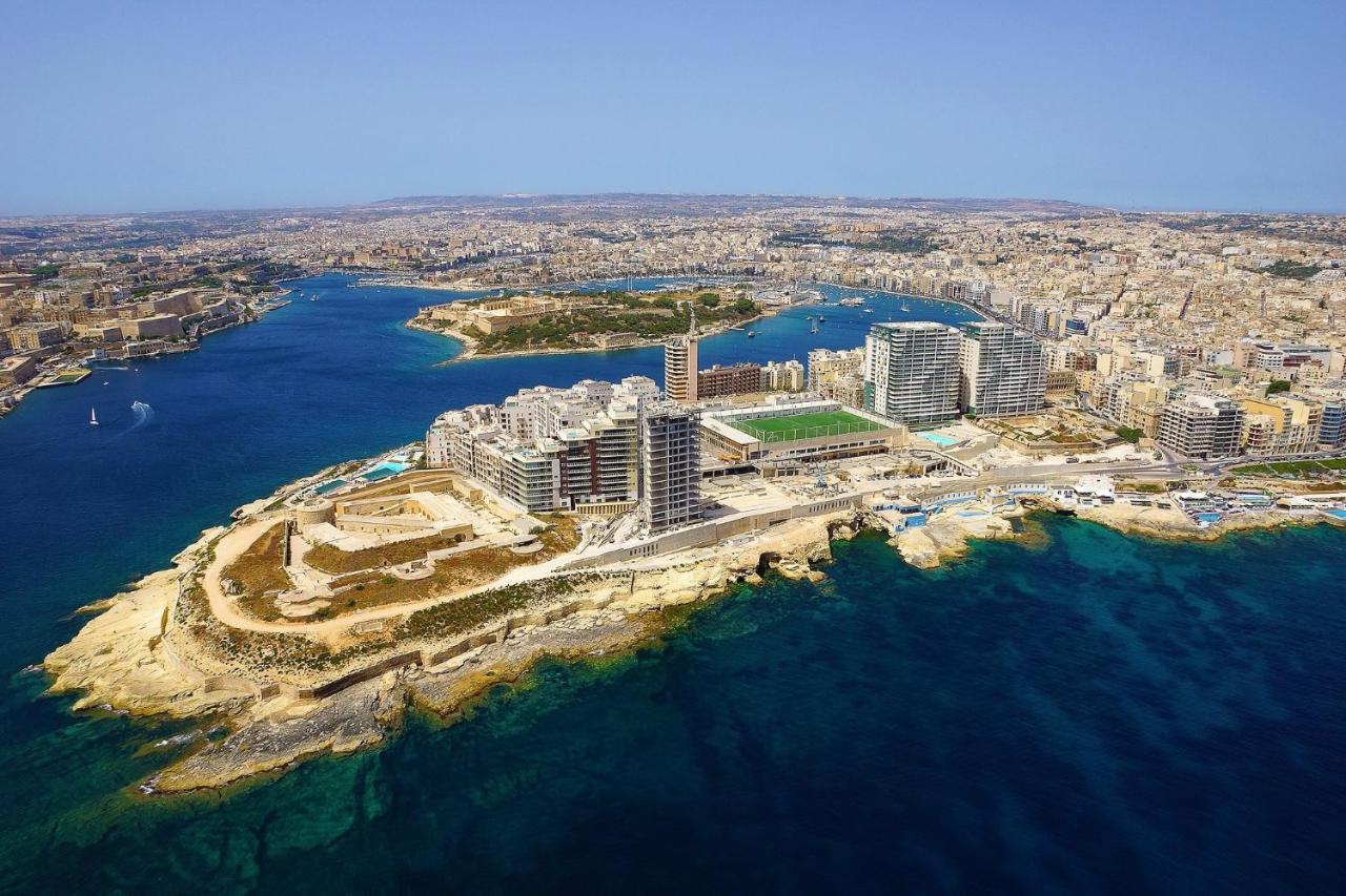 Super Luxury Apartment In Tigne Point, Amazing Sea Views Слима Экстерьер фото