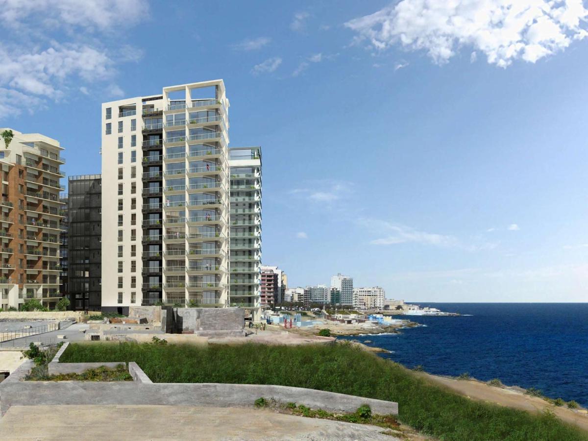 Super Luxury Apartment In Tigne Point, Amazing Sea Views Слима Экстерьер фото