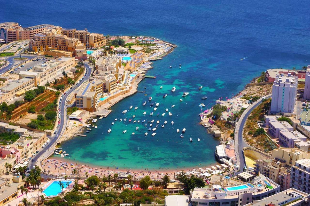 Super Luxury Apartment In Tigne Point, Amazing Sea Views Слима Экстерьер фото